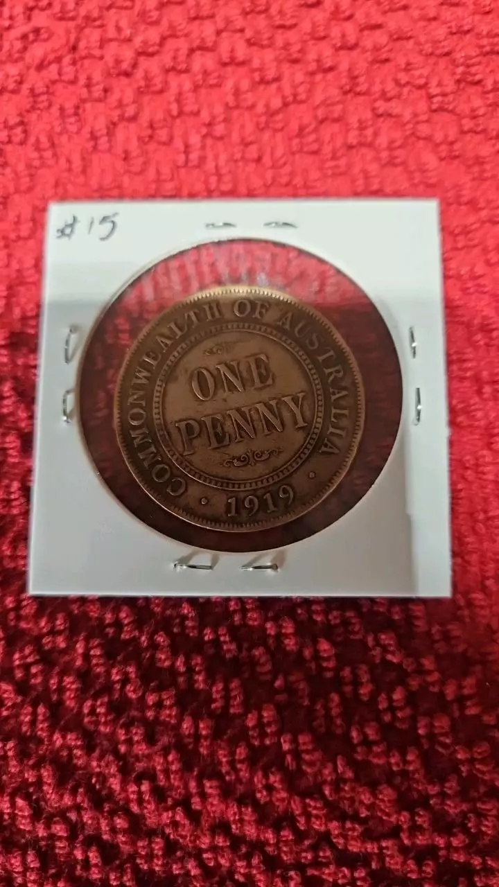 plant/1919 Australian one penny-1