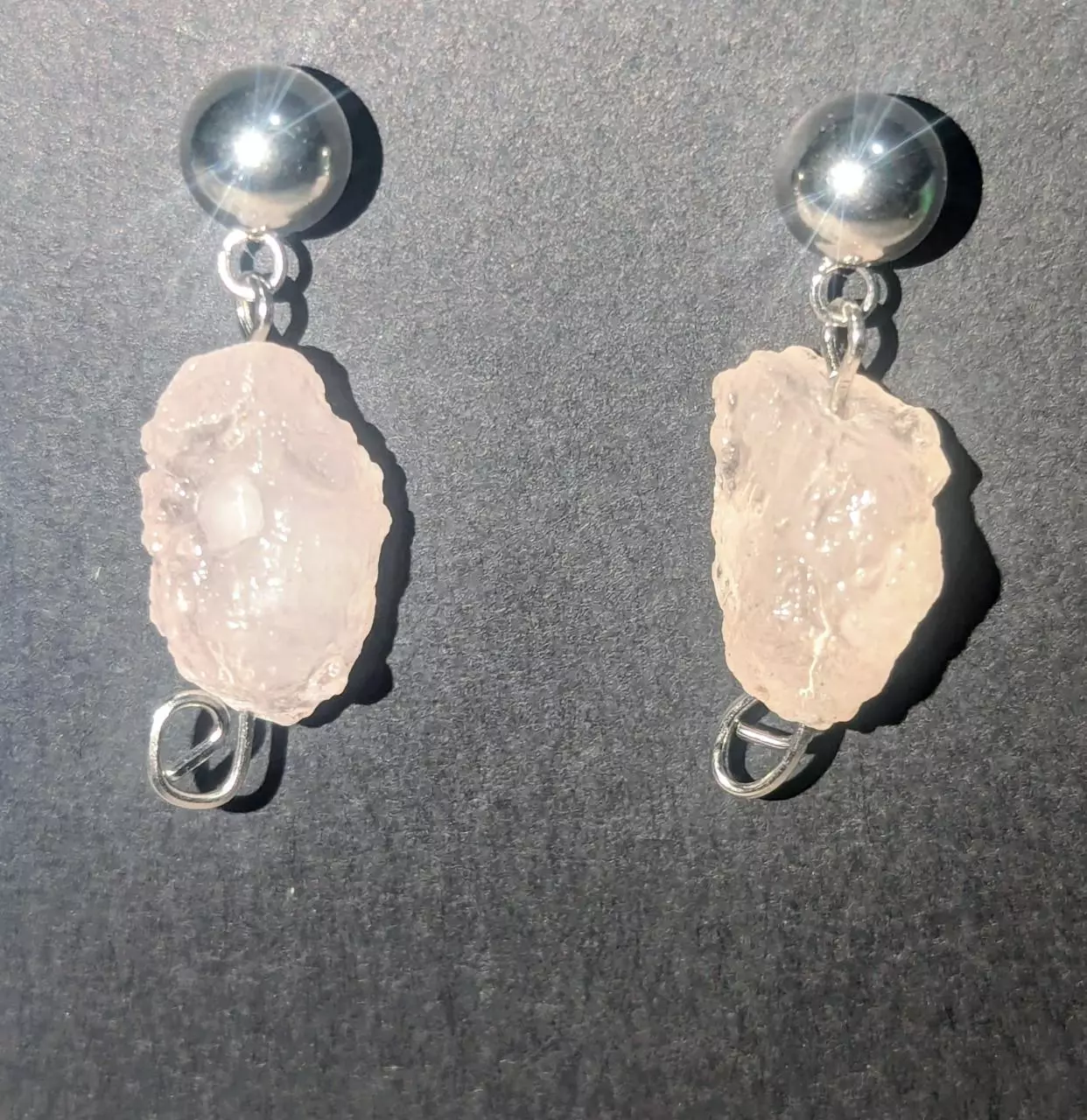 plant/Morganite Earrings-0