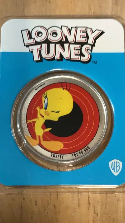 plant/Loony Tunes Tweety 1 oz Silver-0-thumbnail