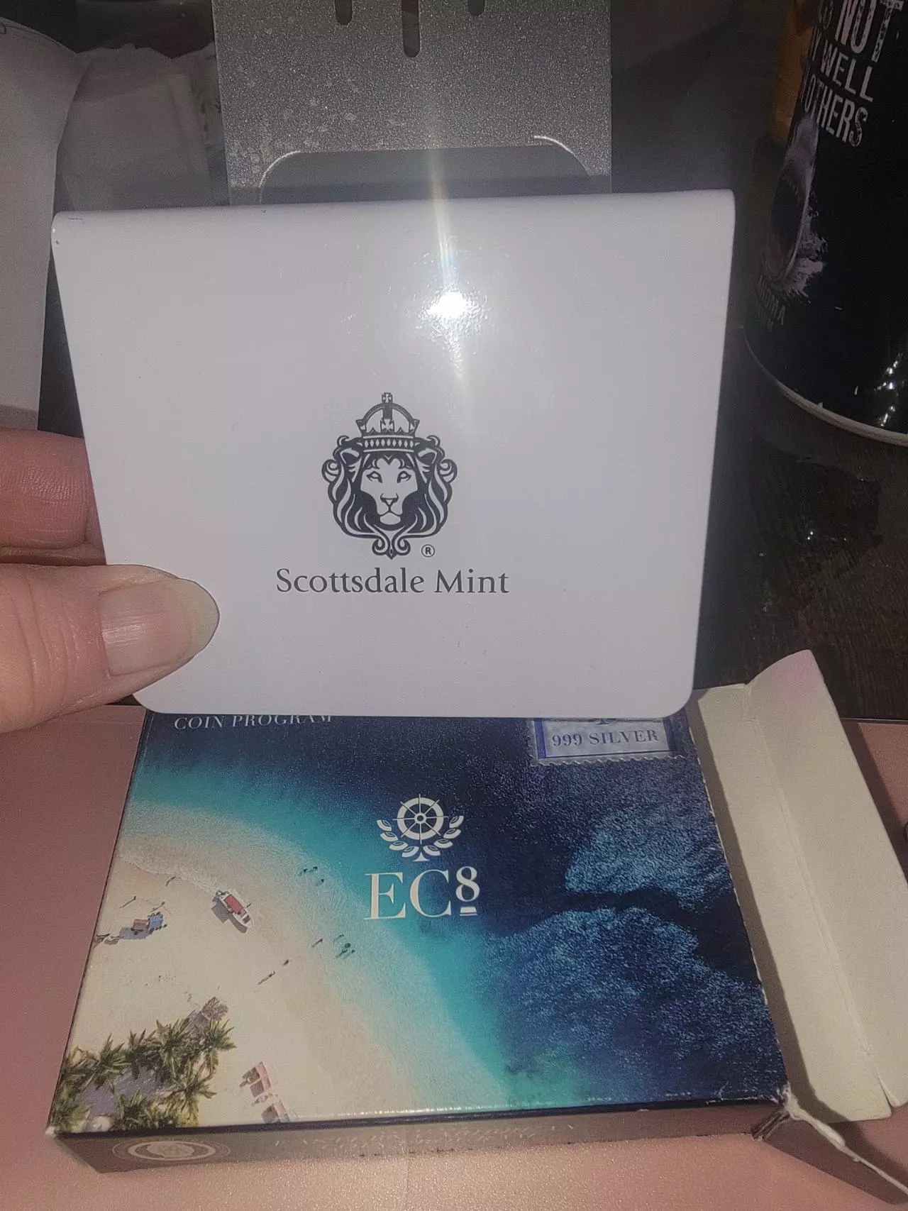 plant/2021 Saint Vincent & the Grenadines 1 OZ Silver Humpback Whale coin-2