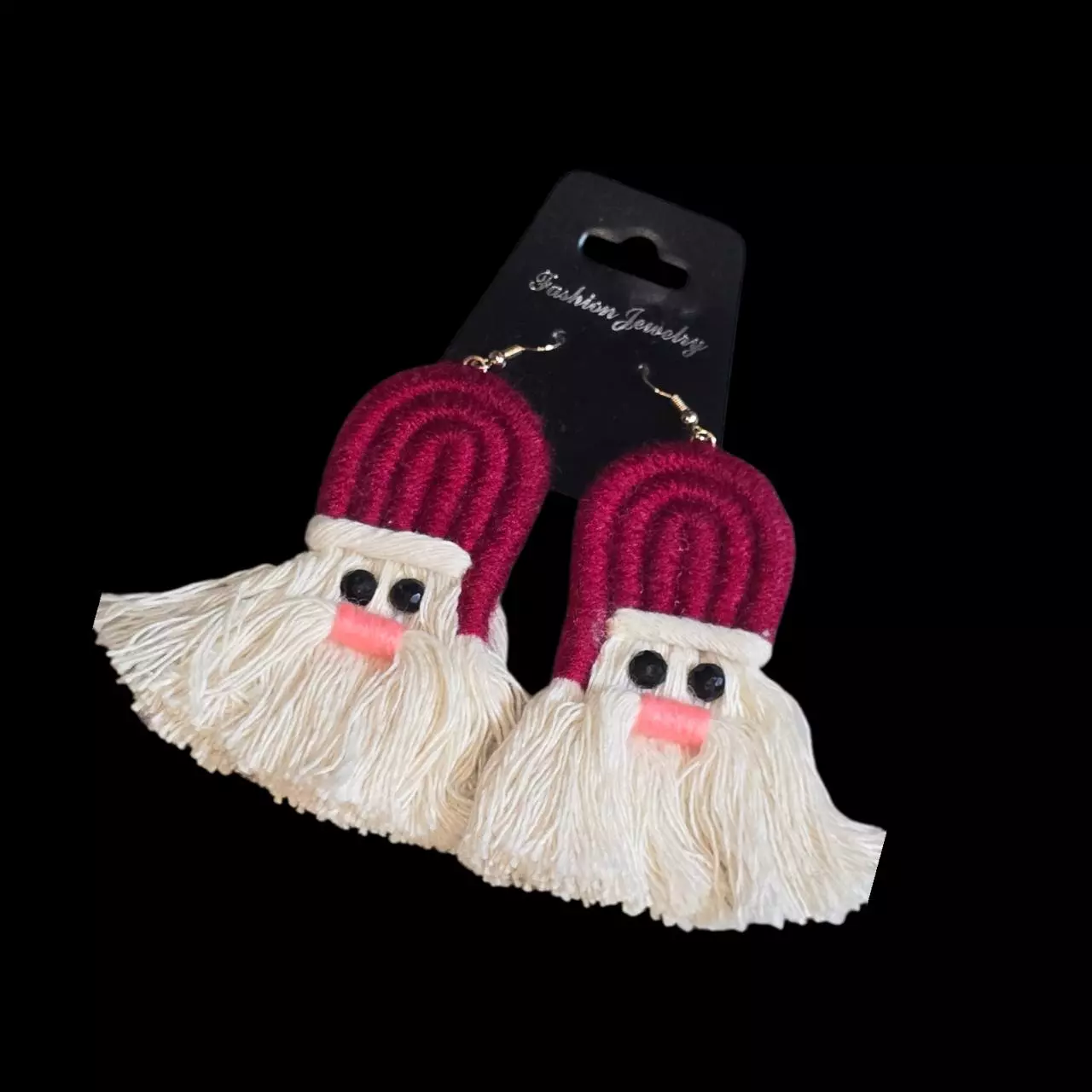 plant/001 Santa Post Back Earrings-0