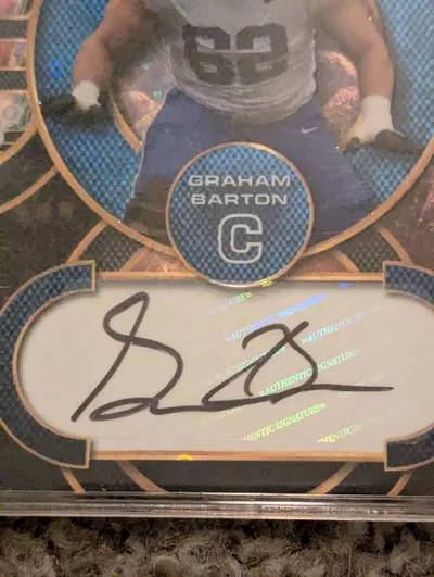 plant/Graham Barton - Tampa Bay buccaneers - 1/1 autograph card-2-thumbnail