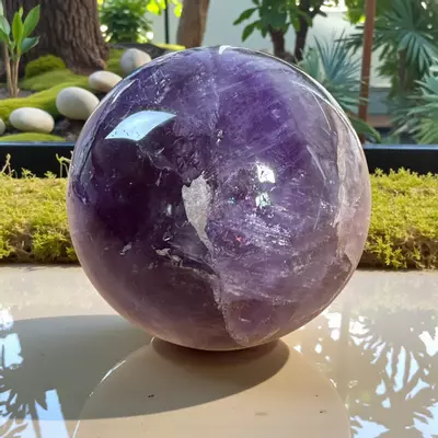 plant/Amethyst Sphere from Bahia Brazil-1-thumbnail