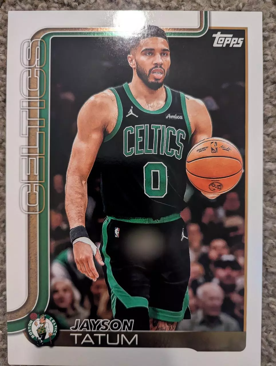plant/Jayson Tatum - Boston Celtics 8x6 promo card-0