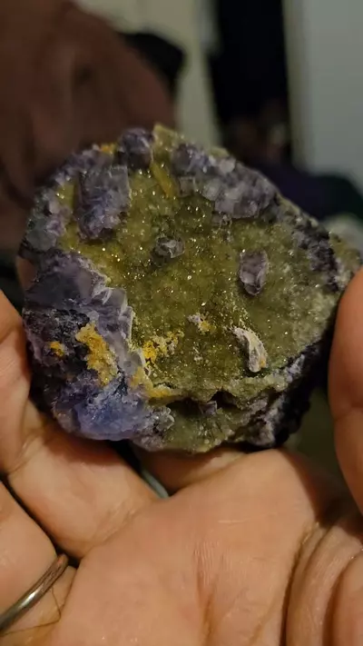 plant/Blueberry Fluorite with Druzy-4-thumbnail