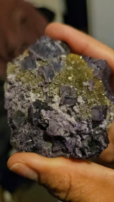 plant/Blueberry Fluorite with Druzy-1-thumbnail