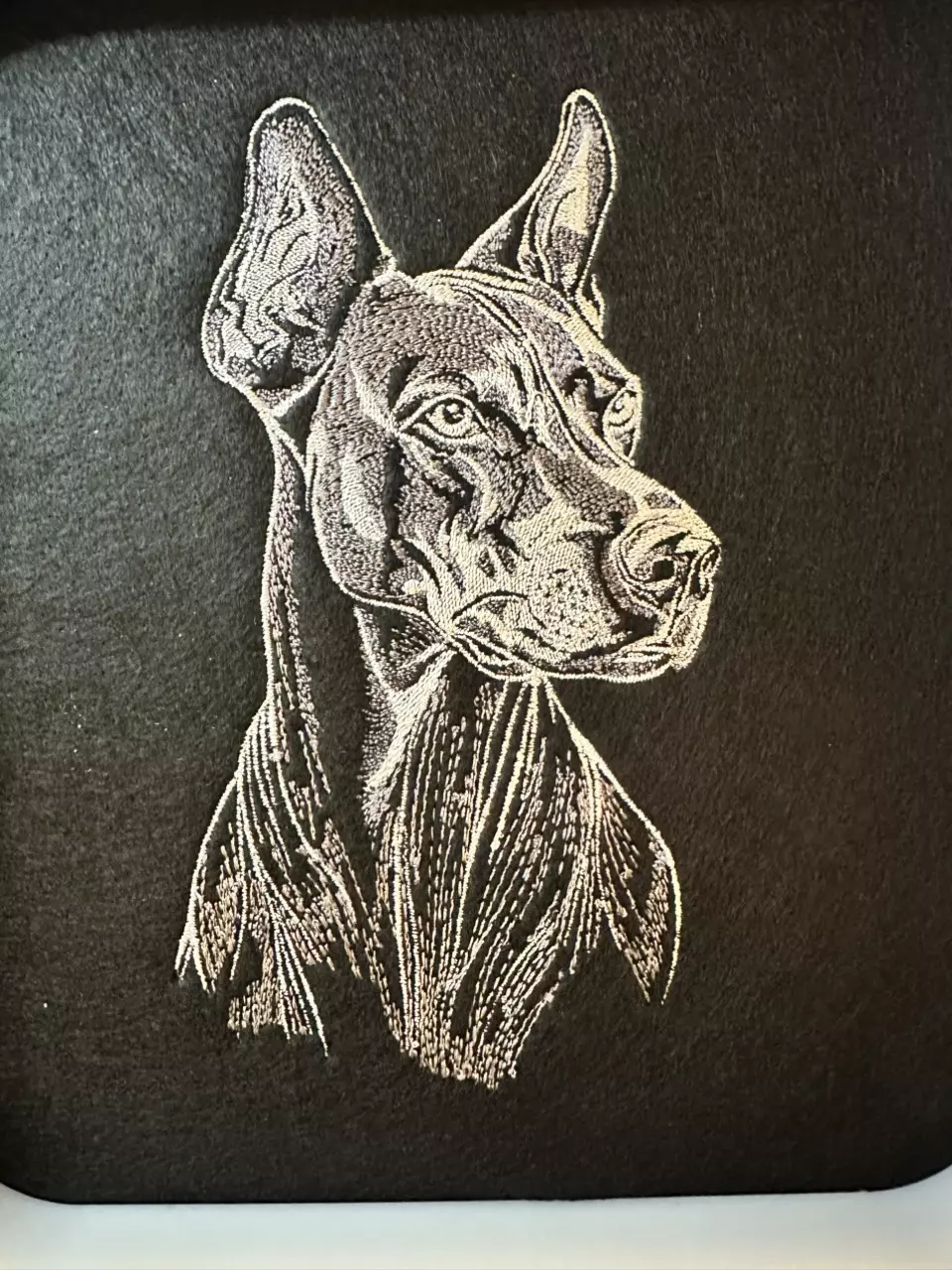 plant/Live Hoodie Design - Blue Doberman-0