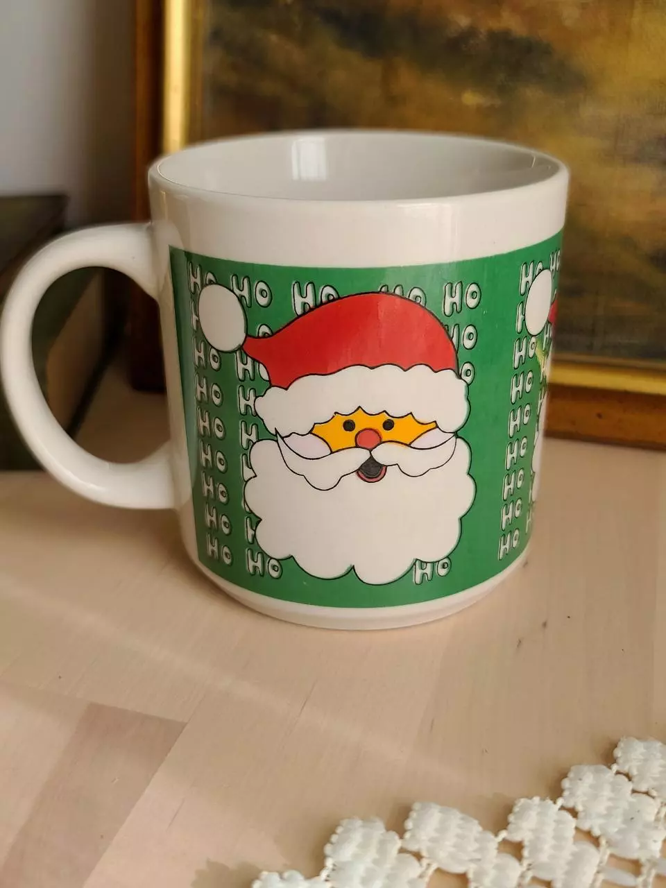 plant/Ho Ho Santa Vintage Mug-1