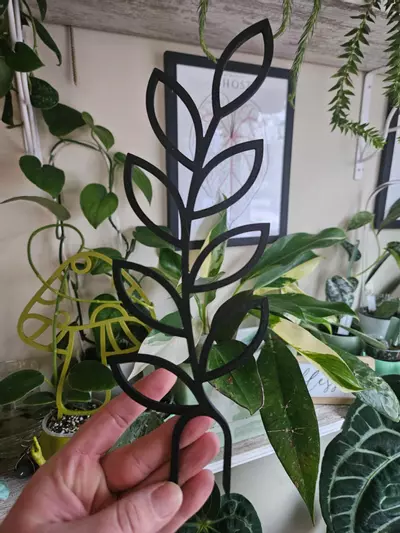plant/Leaf trellis 3D Print in black-0-thumbnail