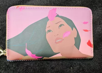 plant/Loungefly Hard Tag Disney Pocahontas Princess Scenes Wallet Zip Around (A)-0-thumbnail