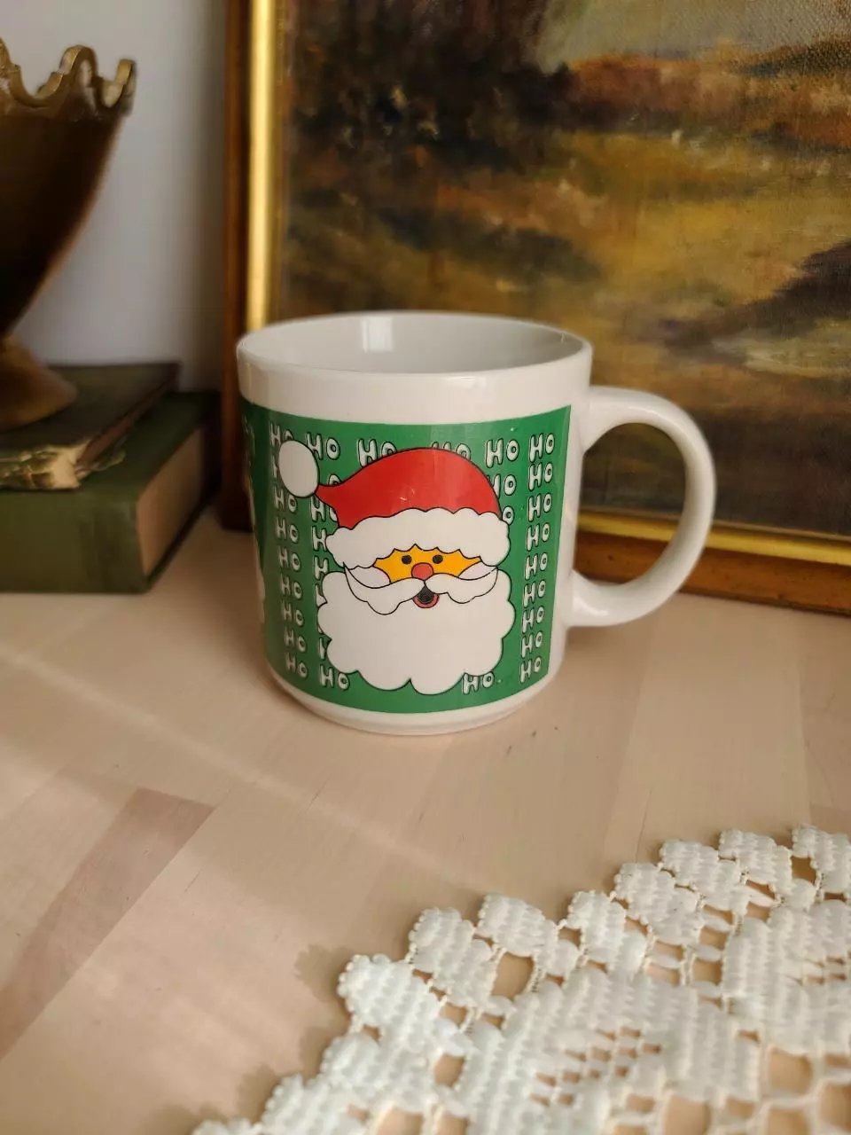 plant/Ho Ho Santa Vintage Mug-0
