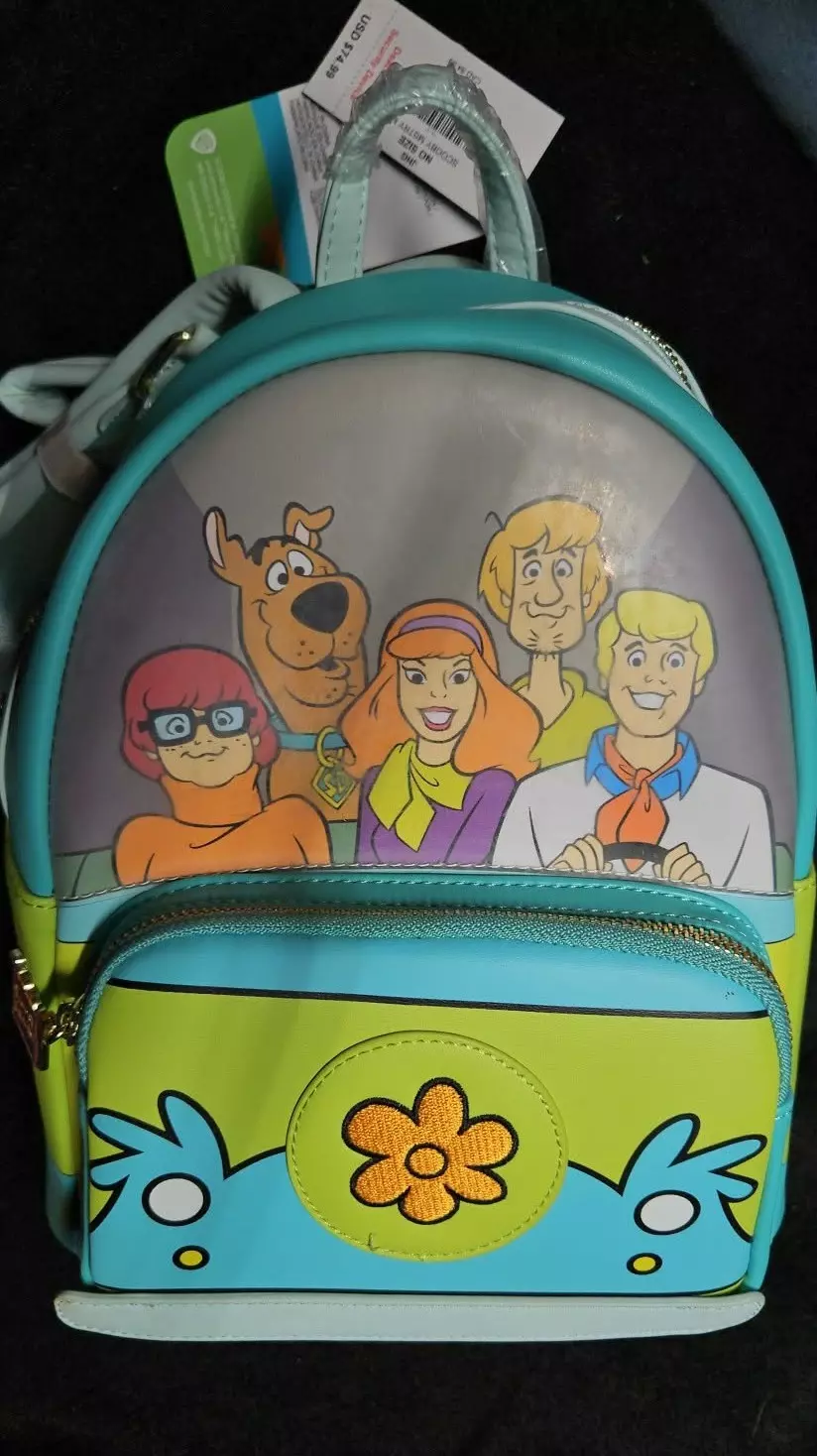 plant/Loungefly Hard Tag Scooby Doo Mystery Machine Backpack (A)-0