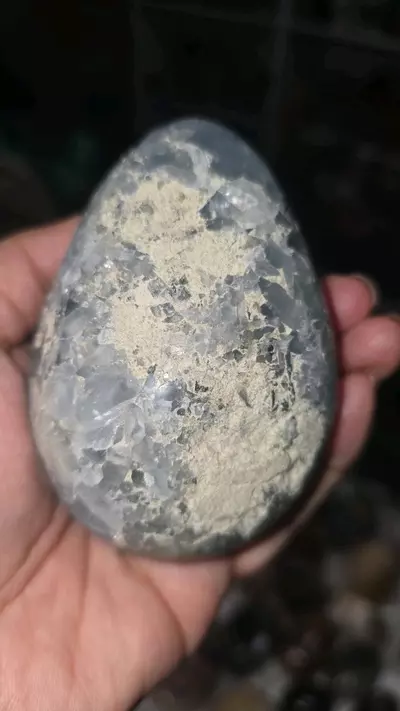plant/Baby Blue Druzy Celestite Egg-1-thumbnail