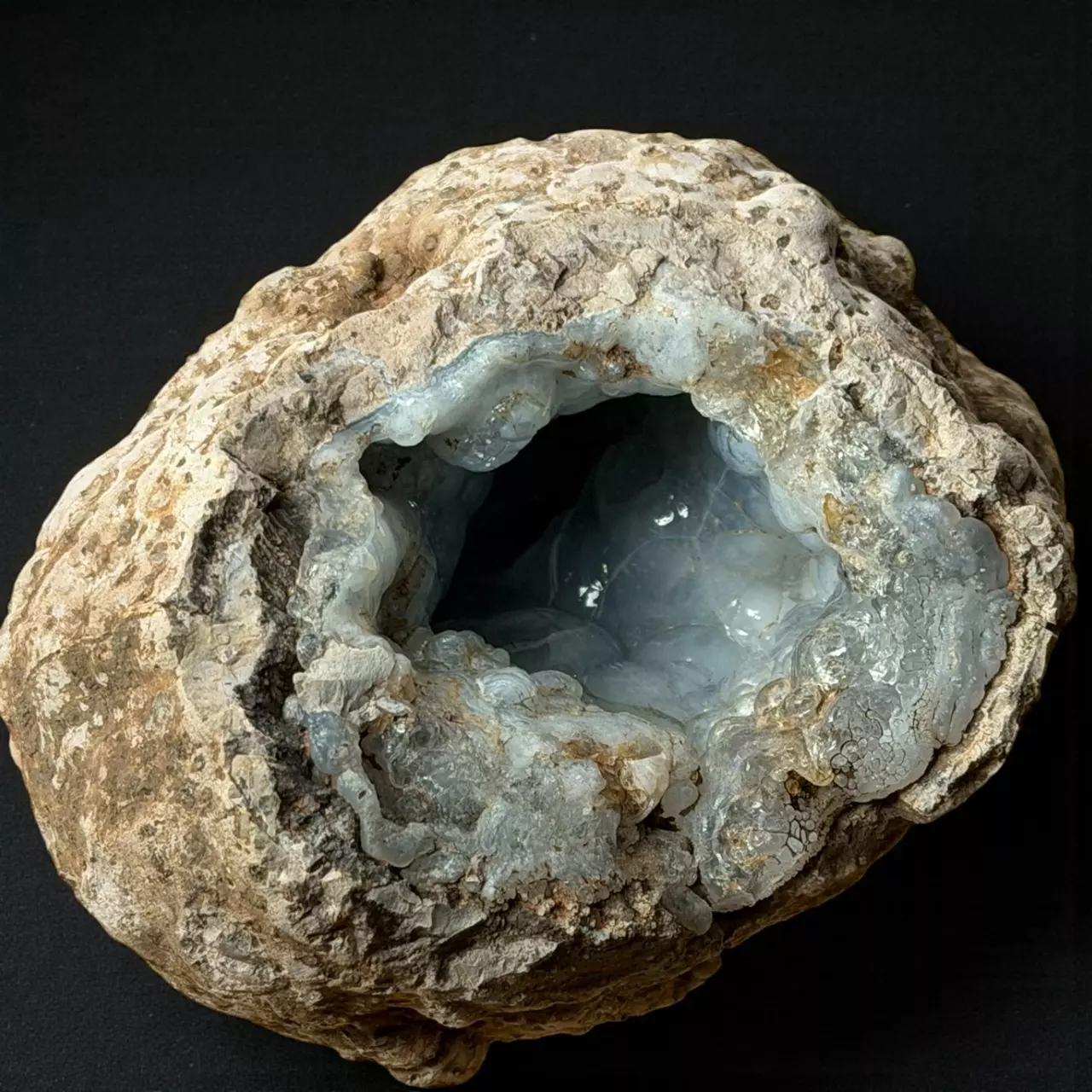 plant/Hyalite Opal Geode UV Reactive-1