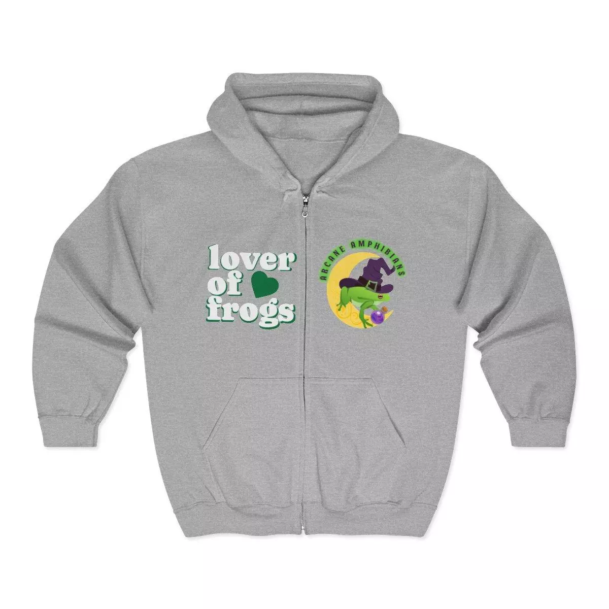 plant/Lover of Frogs Zip up-1