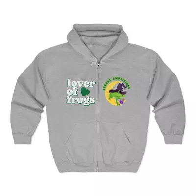 plant/Lover of Frogs Zip up-1-thumbnail