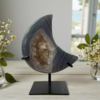 plant/Blue Agate Banded Moon on Stand-0-thumbnail
