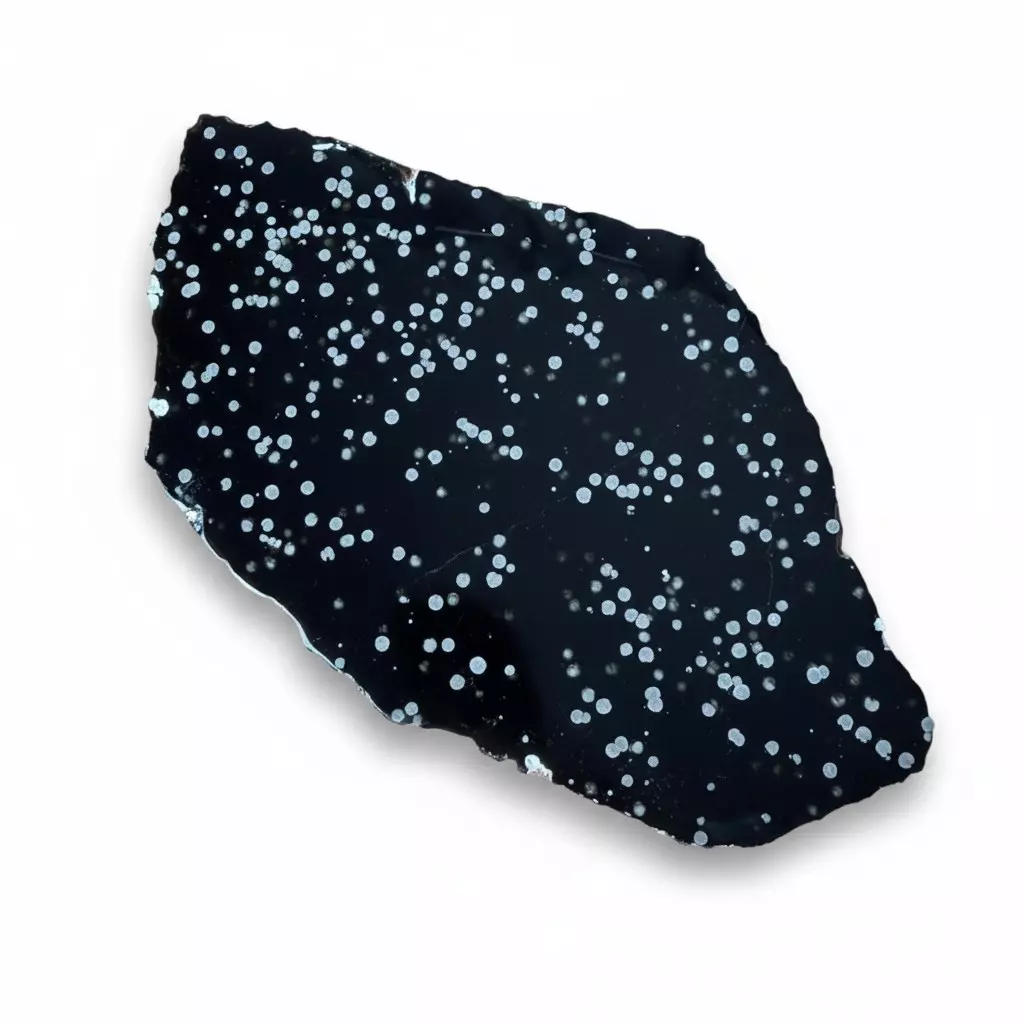 plant/Stardust Obsidian Crystal Slab-0