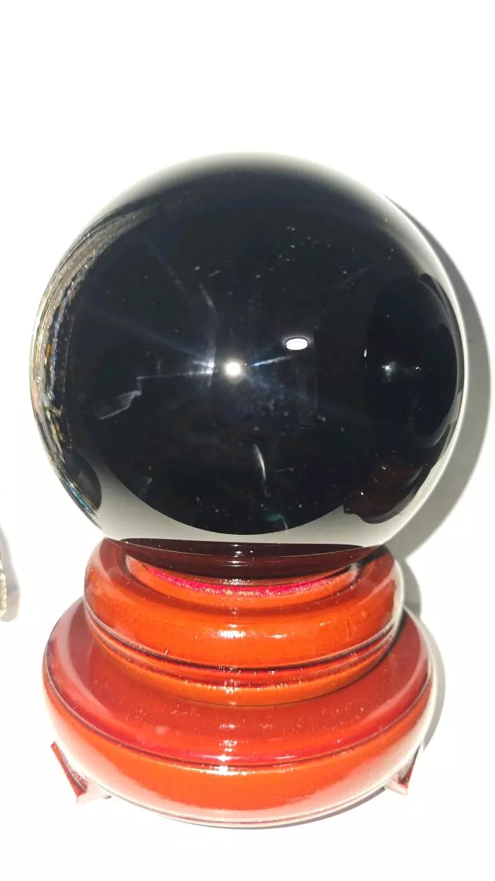 plant/108mm Obsidian Sphere-0