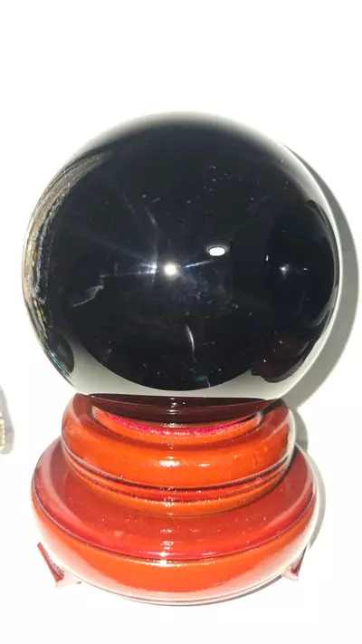plant/108mm Obsidian Sphere-0-thumbnail