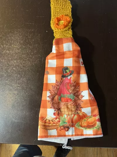 plant/Holiday Tea Towels | Handmade | Crochet-6-thumbnail