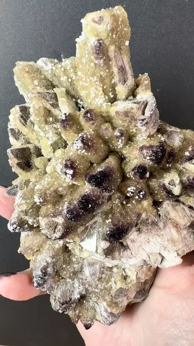 plant/Dogtooth Calcite with Fluorite from Mexico-1-thumbnail