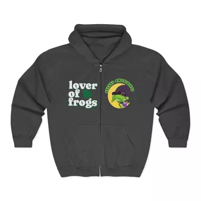 plant/Lover of Frogs Zip up-0-thumbnail