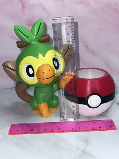 plant/Grookey Pokemon Flower Succulent Pot Planter 3D Printed Hand Painted WYSIWYG-3-thumbnail