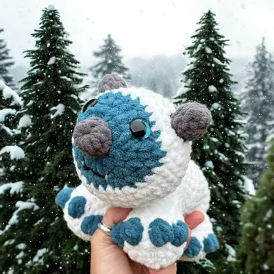 plant/Adorable baby Yeti Crochet Amigurumi-0-thumbnail