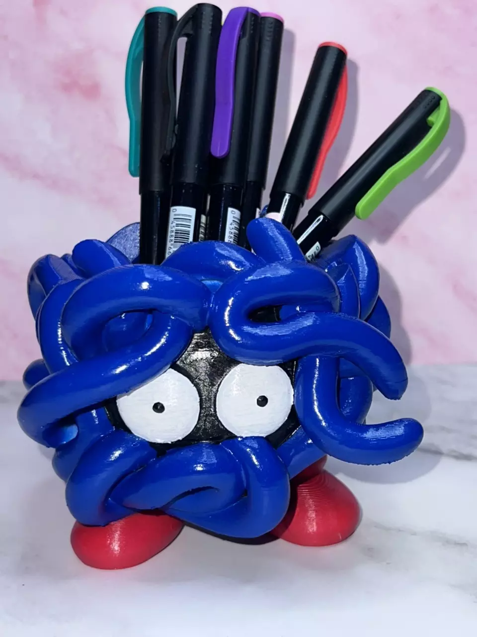 plant/Tangela Pokemon Flower Succulent Pot Planter 3D Printed Hand Painted WYSIWYG-1