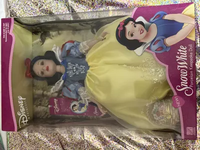 plant/Keepsake porcelain Snow White doll new unopened box-6-thumbnail