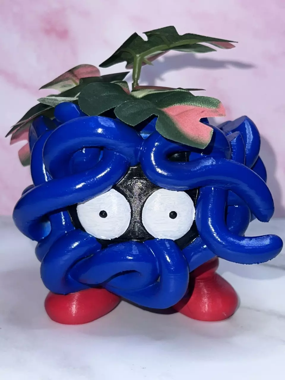 plant/Tangela Pokemon Flower Succulent Pot Planter 3D Printed Hand Painted WYSIWYG-0