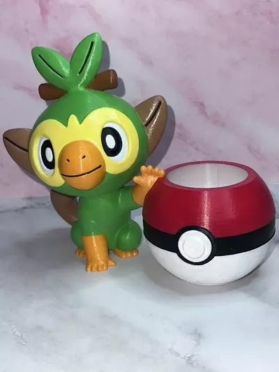 plant/Grookey Pokemon Flower Succulent Pot Planter 3D Printed Hand Painted WYSIWYG-2-thumbnail