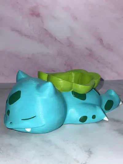 plant/Bulbasaur Pokemon Flower Succulent Pot Planter 3D Printed Hand Painted WYSIWYG-2-thumbnail
