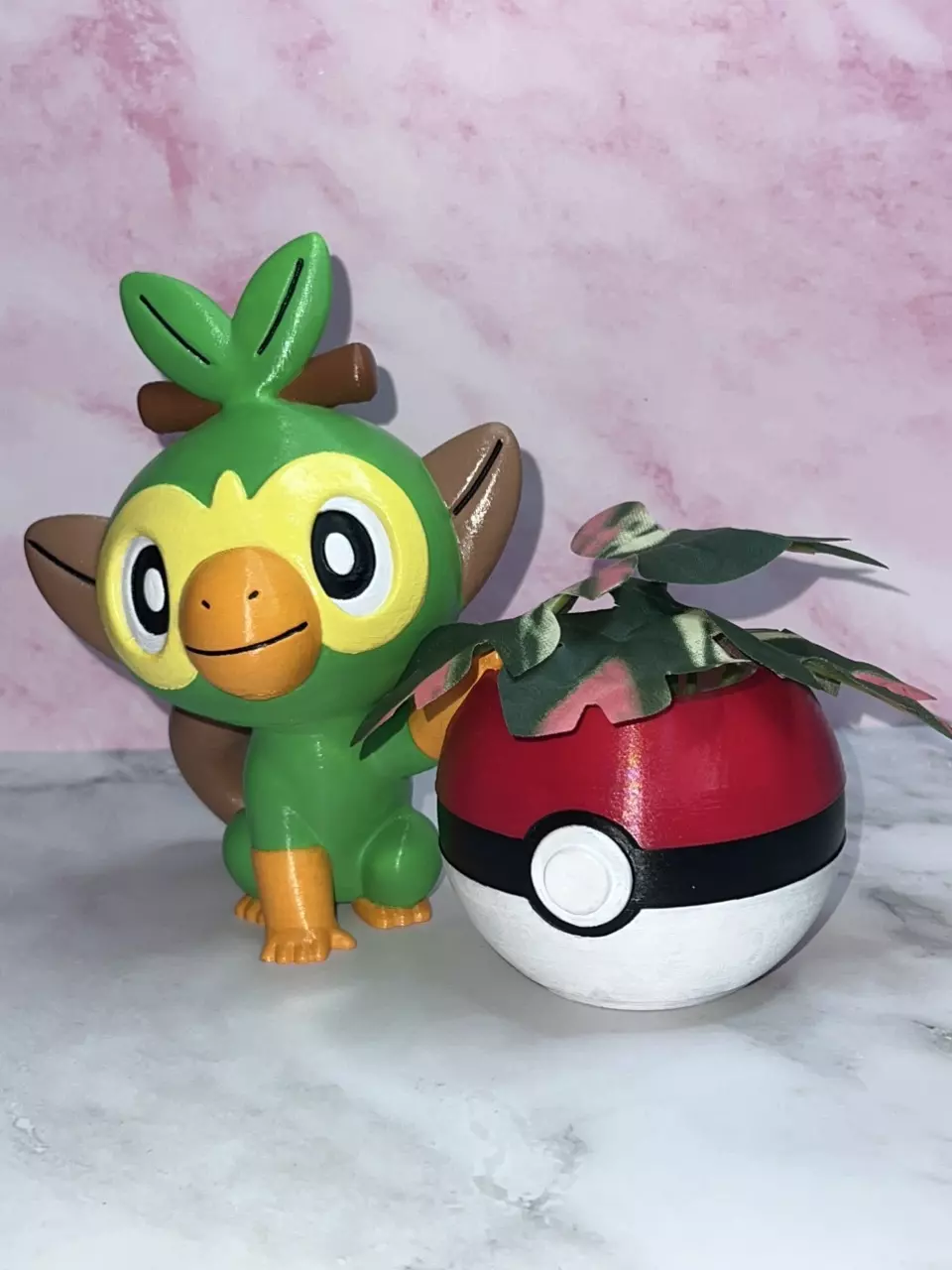 plant/Grookey Pokemon Flower Succulent Pot Planter 3D Printed Hand Painted WYSIWYG-0