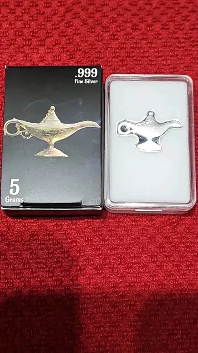 plant/5 gram .999 fine Silver Aladdin's Lamp-0-thumbnail
