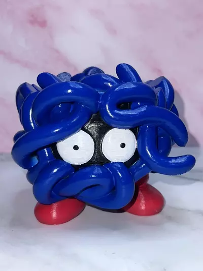 plant/Tangela Pokemon Flower Succulent Pot Planter 3D Printed Hand Painted WYSIWYG-2-thumbnail