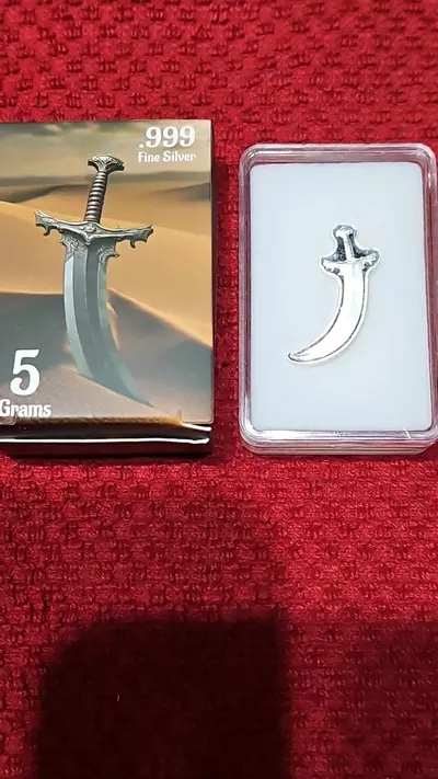 plant/5 gram .999 fine Silver Aladdin sword-0-thumbnail