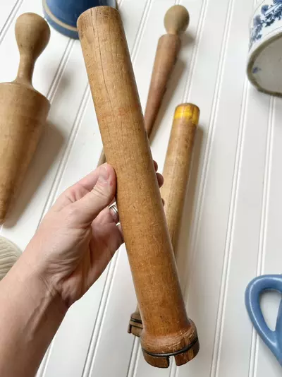 plant/Large wooden spool 11 3/4”-0-thumbnail