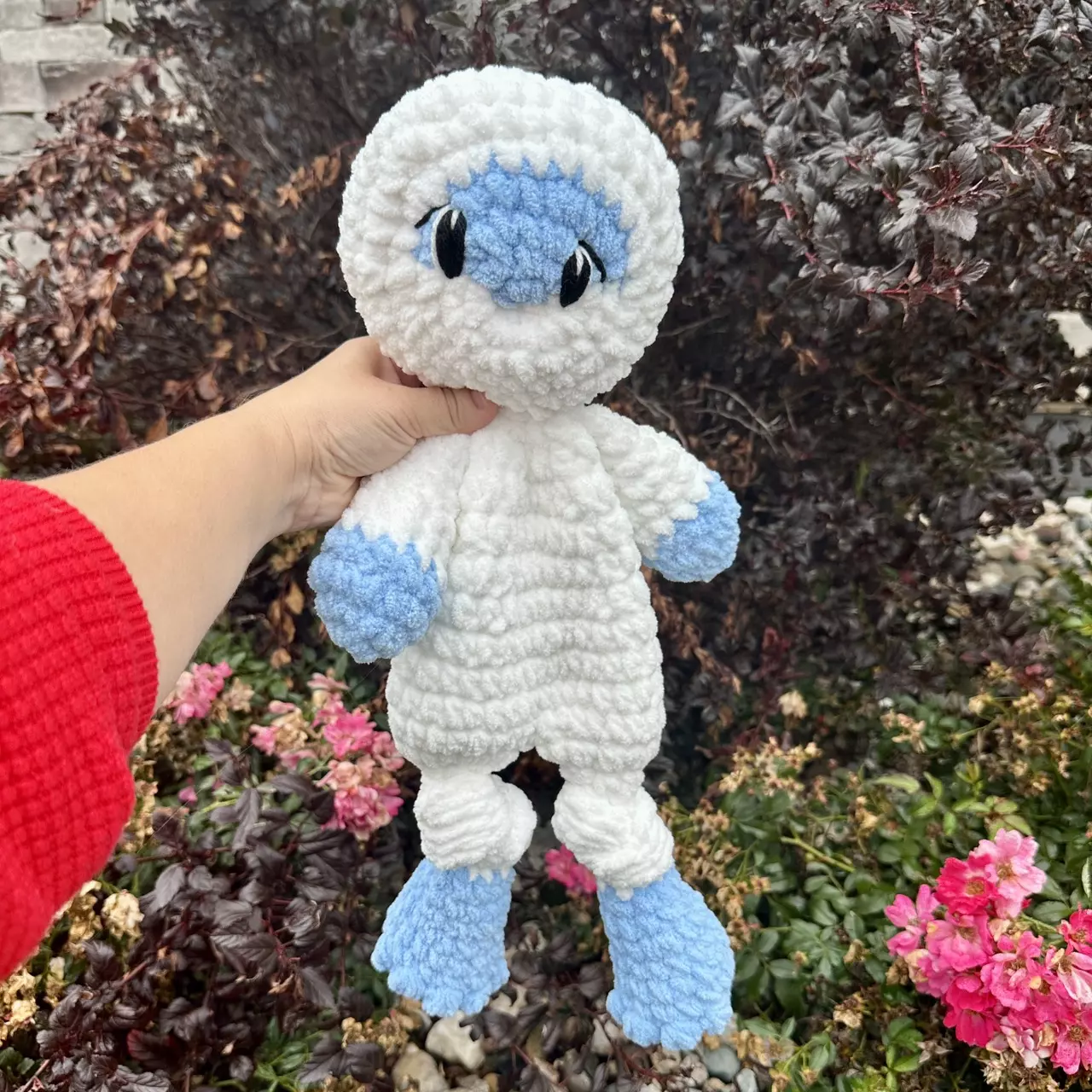 plant/Yeti snuggler - blue-0