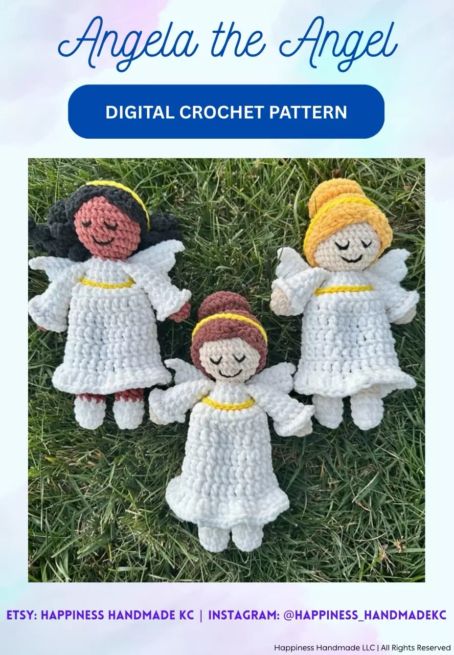 plant/Angela the Angel Crochet Pattern - DIGITAL DOWNLOAD-0