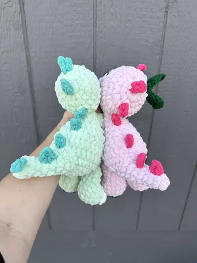 plant/Custom Dino plushie - choose your colors!-1-thumbnail