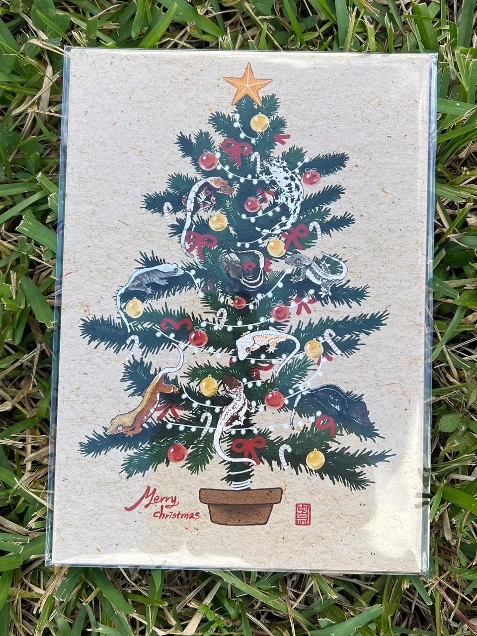 plant/Christmas Print 8.5” x 11.5”-0