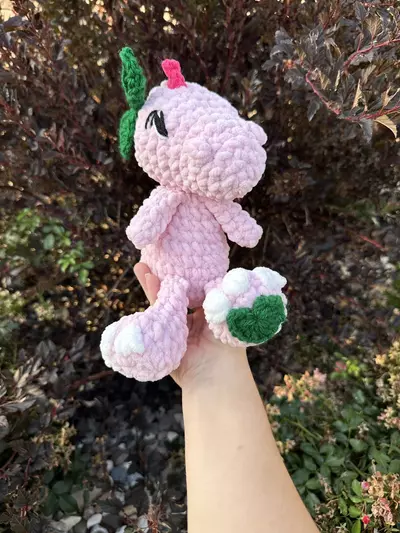 plant/Custom Dino plushie - choose your colors!-3-thumbnail