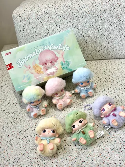 plant/POPMART DIMOO Newborn Diary Series Vinyl Plush Keychain Blind Box Trendy Gift-0-thumbnail