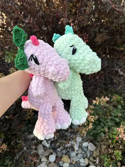 plant/Custom Dino plushie - choose your colors!-2-thumbnail
