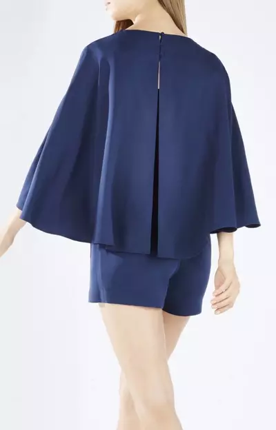 plant/BCBGMAXAZRIA Dark Navy Ink Idina Romper NWT X Small MSRP $248-4-thumbnail