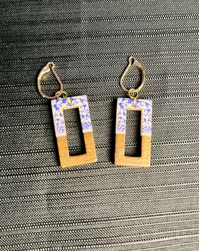 plant/Indy-made Rectangle Earrings-0-thumbnail