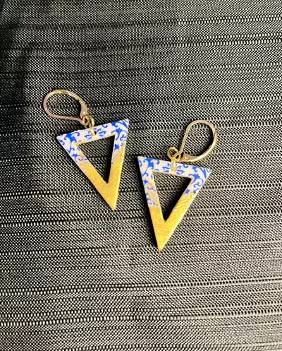 plant/Indy-made Triangle Earrings-0-thumbnail