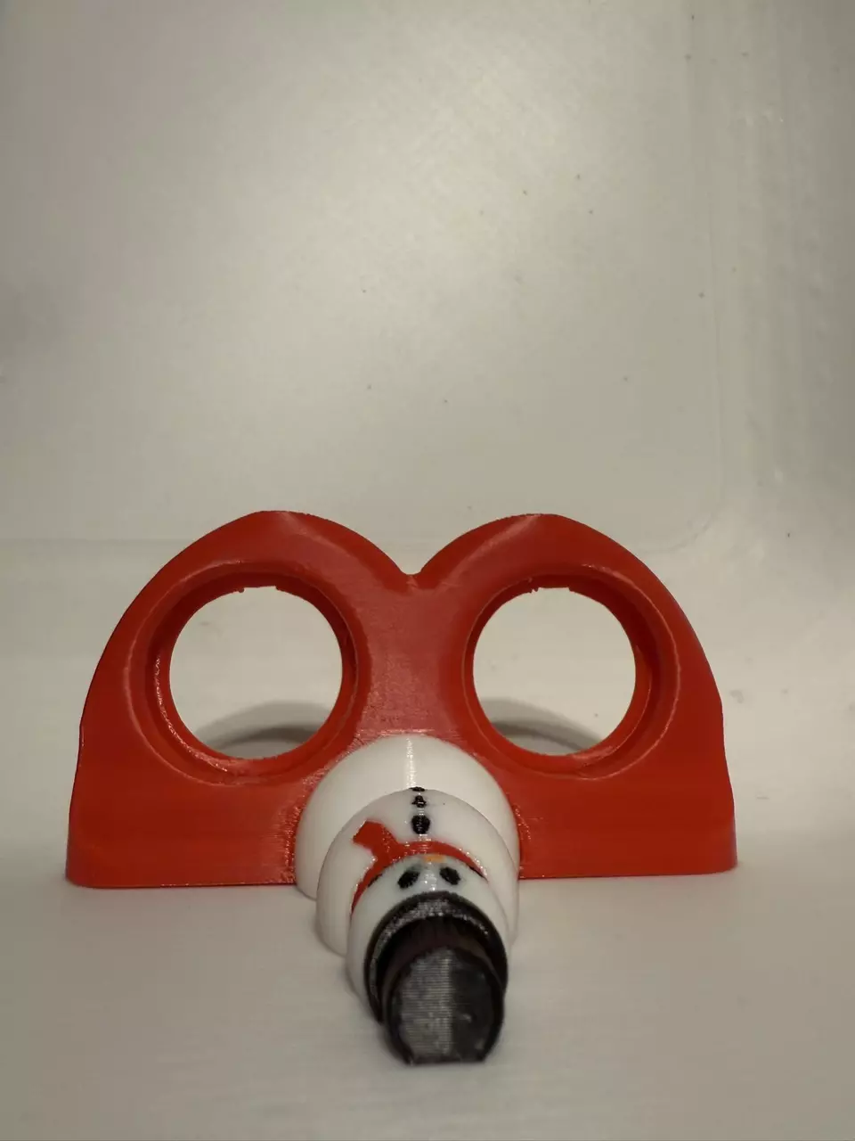 plant/Magnetic Snow Man Bottle Cap Feeding Ledge-2